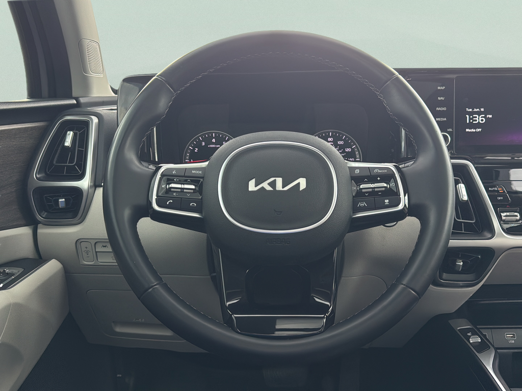 Used 2023 Wolf Gray Kia X-Line EX image 25