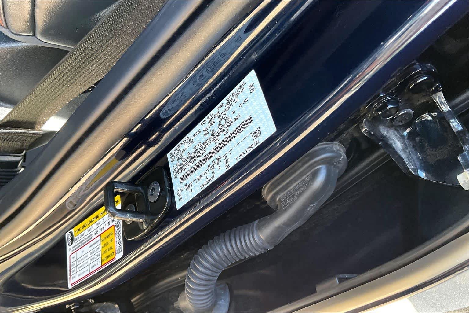 Used 2024 Antimatter Blue Metallic Ford Raptor image 34