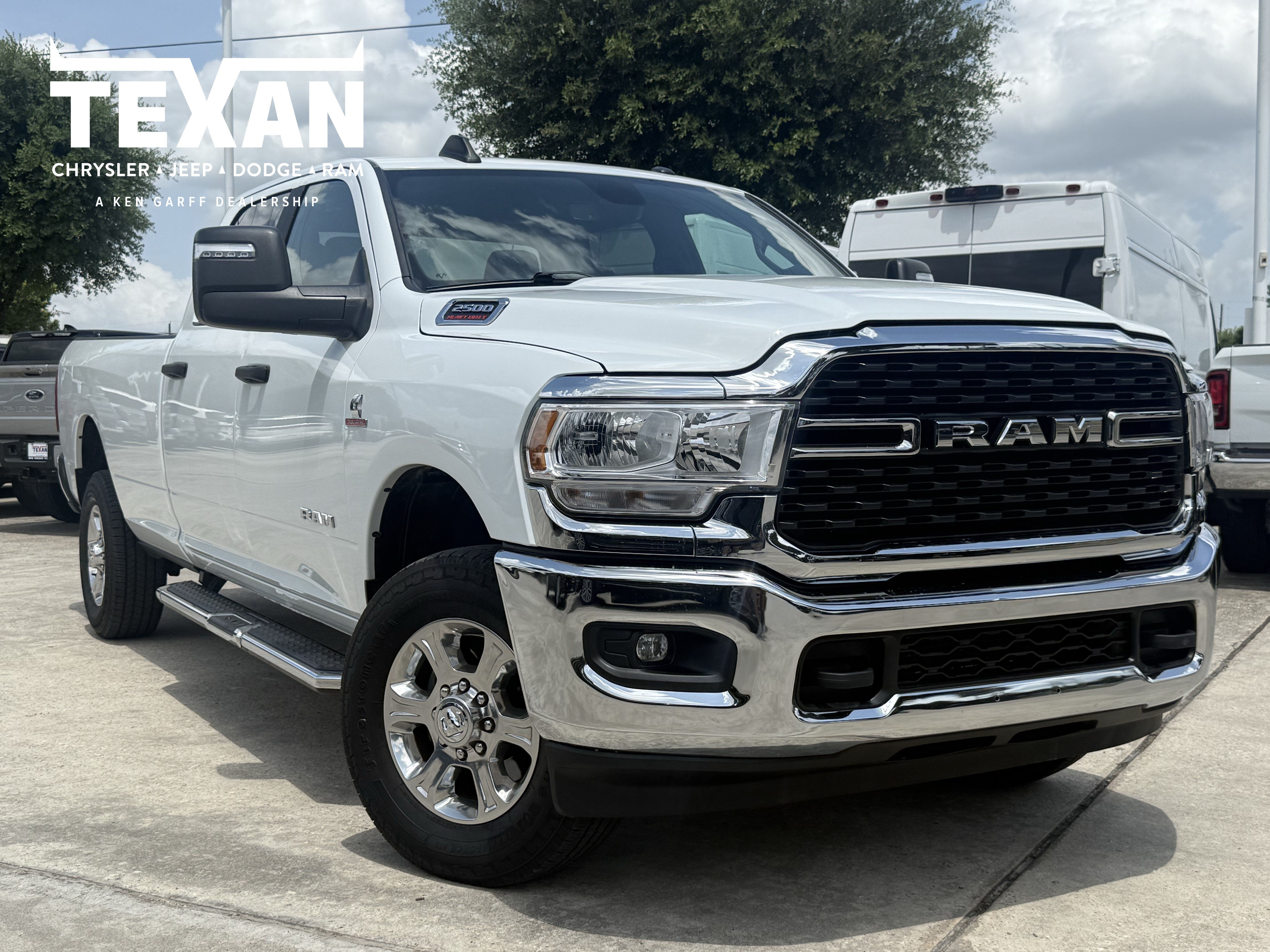 Used 2024 Bright White Clearcoat Ram  image 1