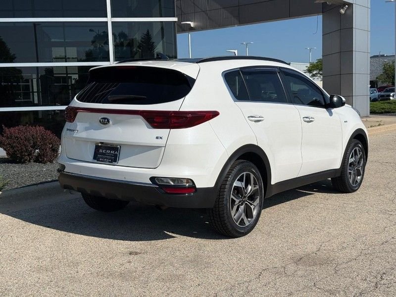 Used 2021 Snow White Pearl Kia EX image 3
