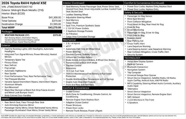 Certified Used 2026 MIDNIGHT BLACK METAL Toyota  image 2