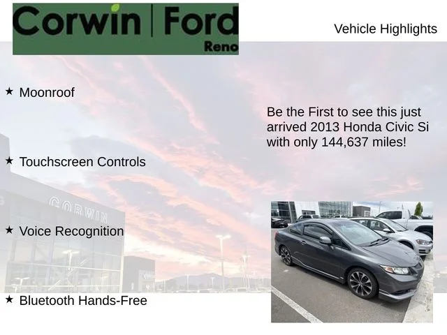 Used 2013 Gray Honda Si image 4