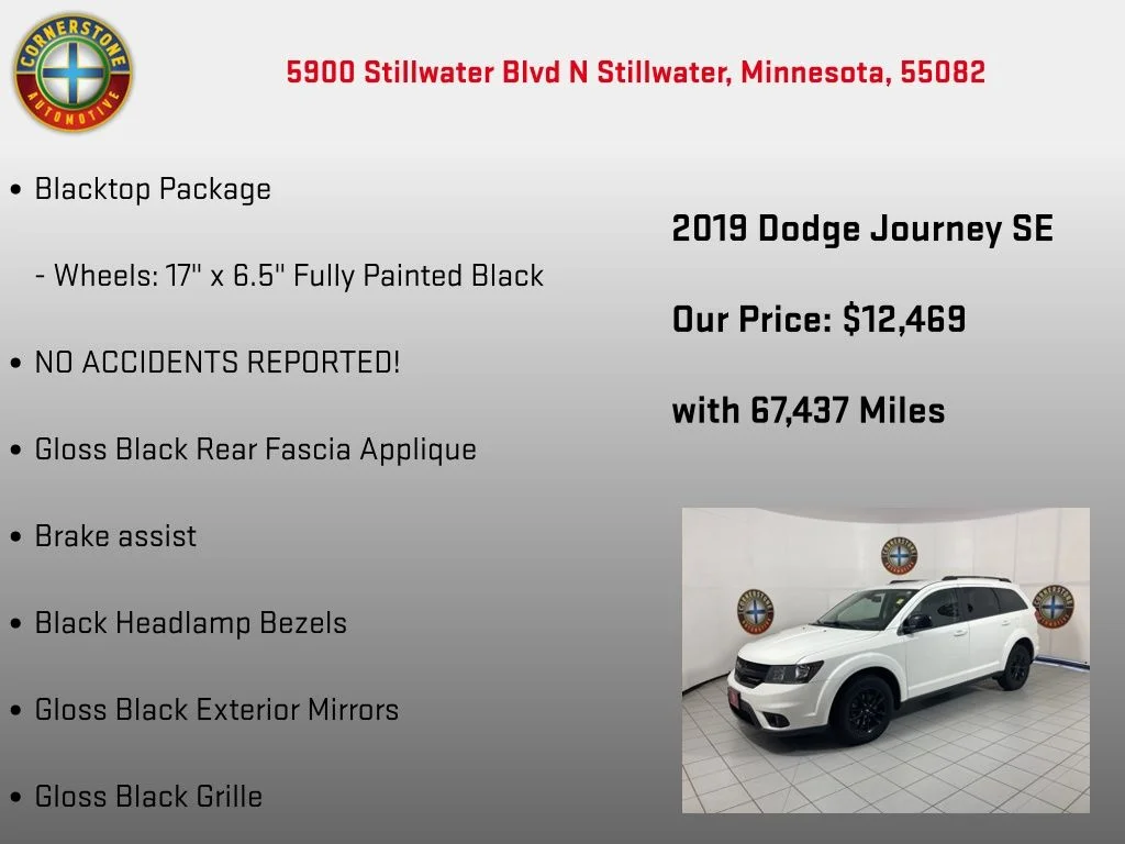 Used 2019 White Dodge SE image 10