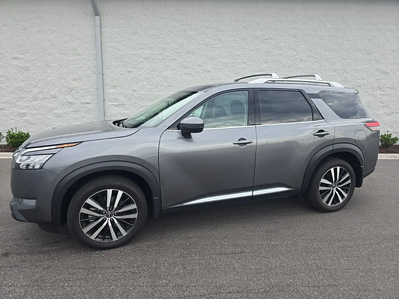 Used 2024 Gun Metallic Nissan Platinum image 1