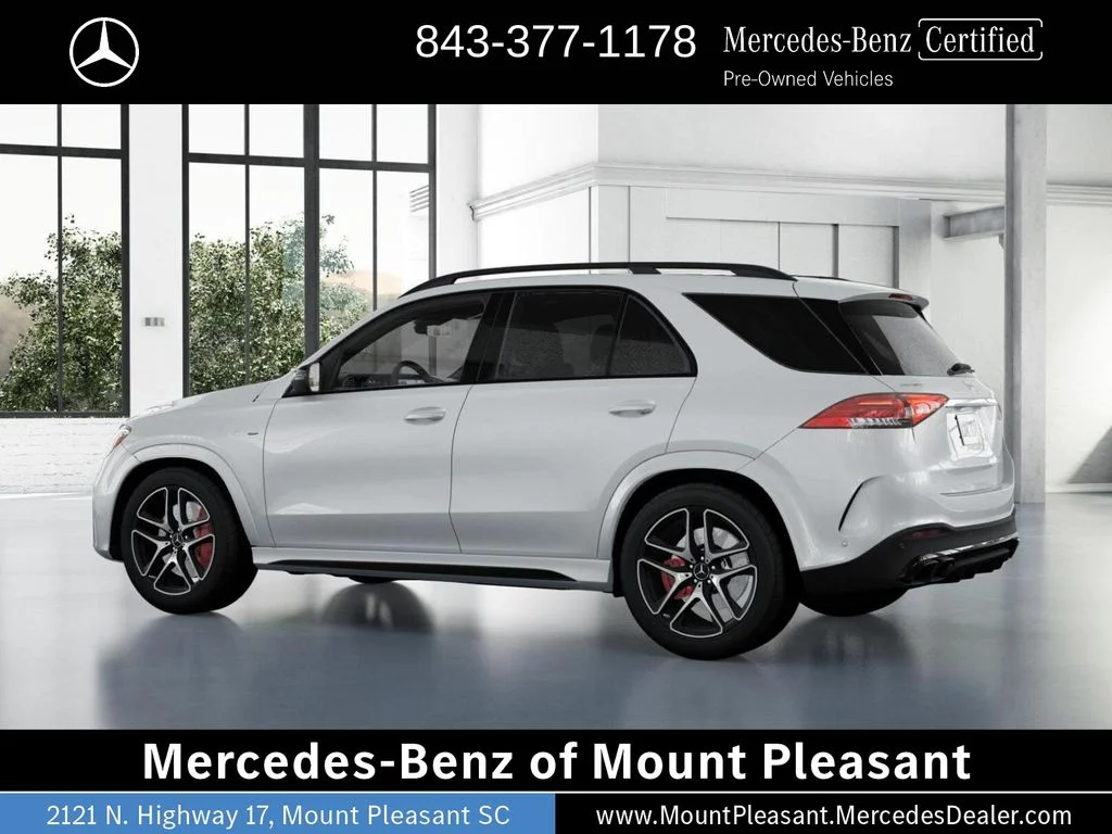 Certified Used 2025 MANUFAKTUR Moonlight White Metallic Mercedes-AMG GLE 63 S AMG® image 31