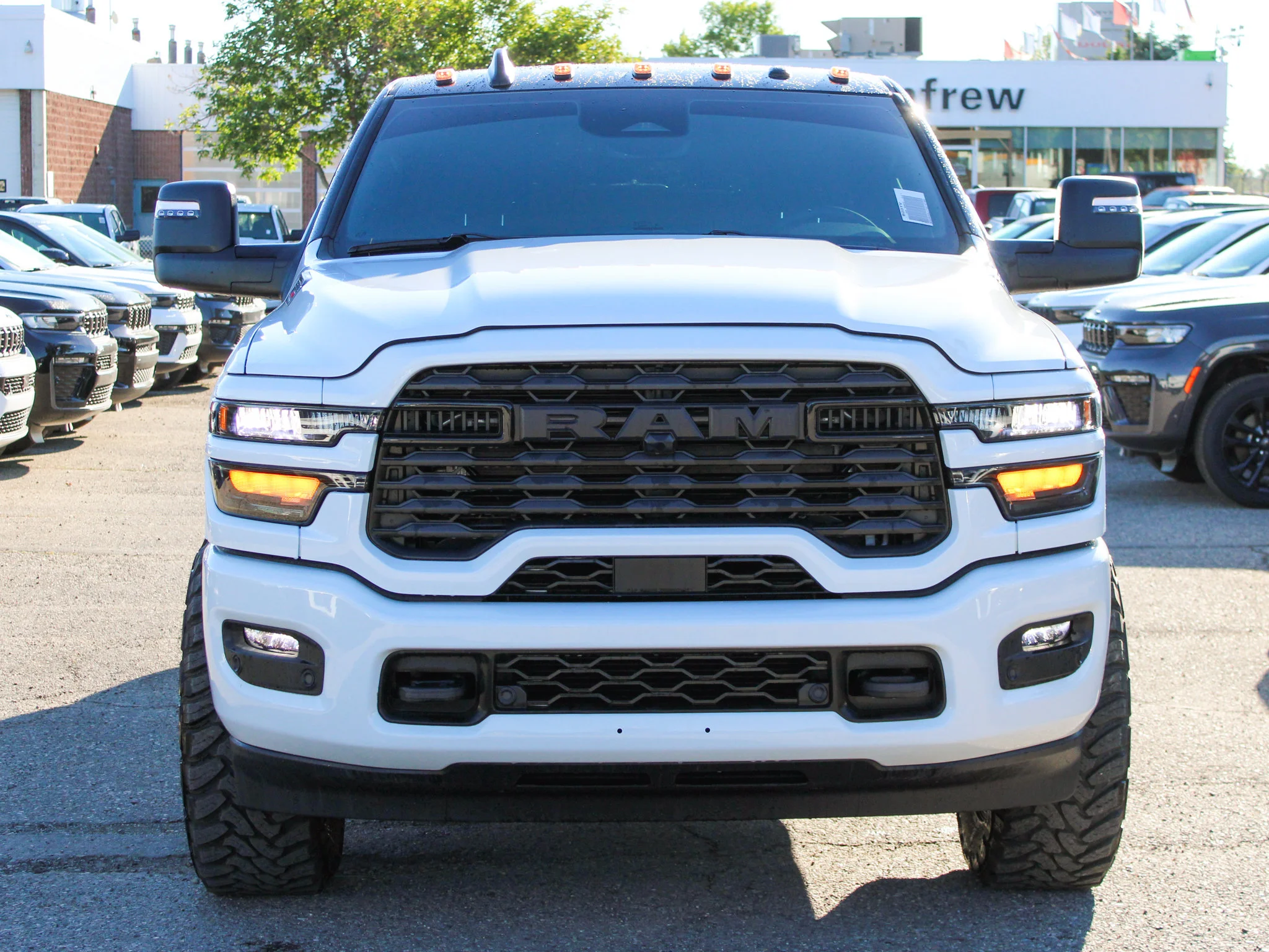 New 2026 White RAM Big Horn*, 35 Inch Tires, 20 Inch Toyos image 7