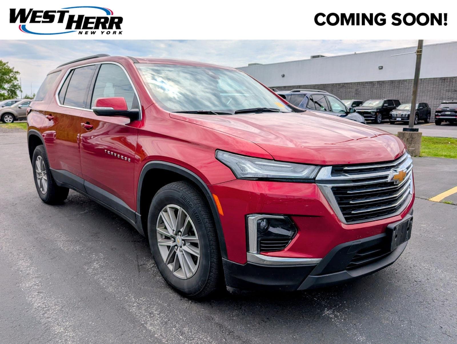 Used 2023 Radiant Red Tintcoat Chevrolet LT Cloth image 1