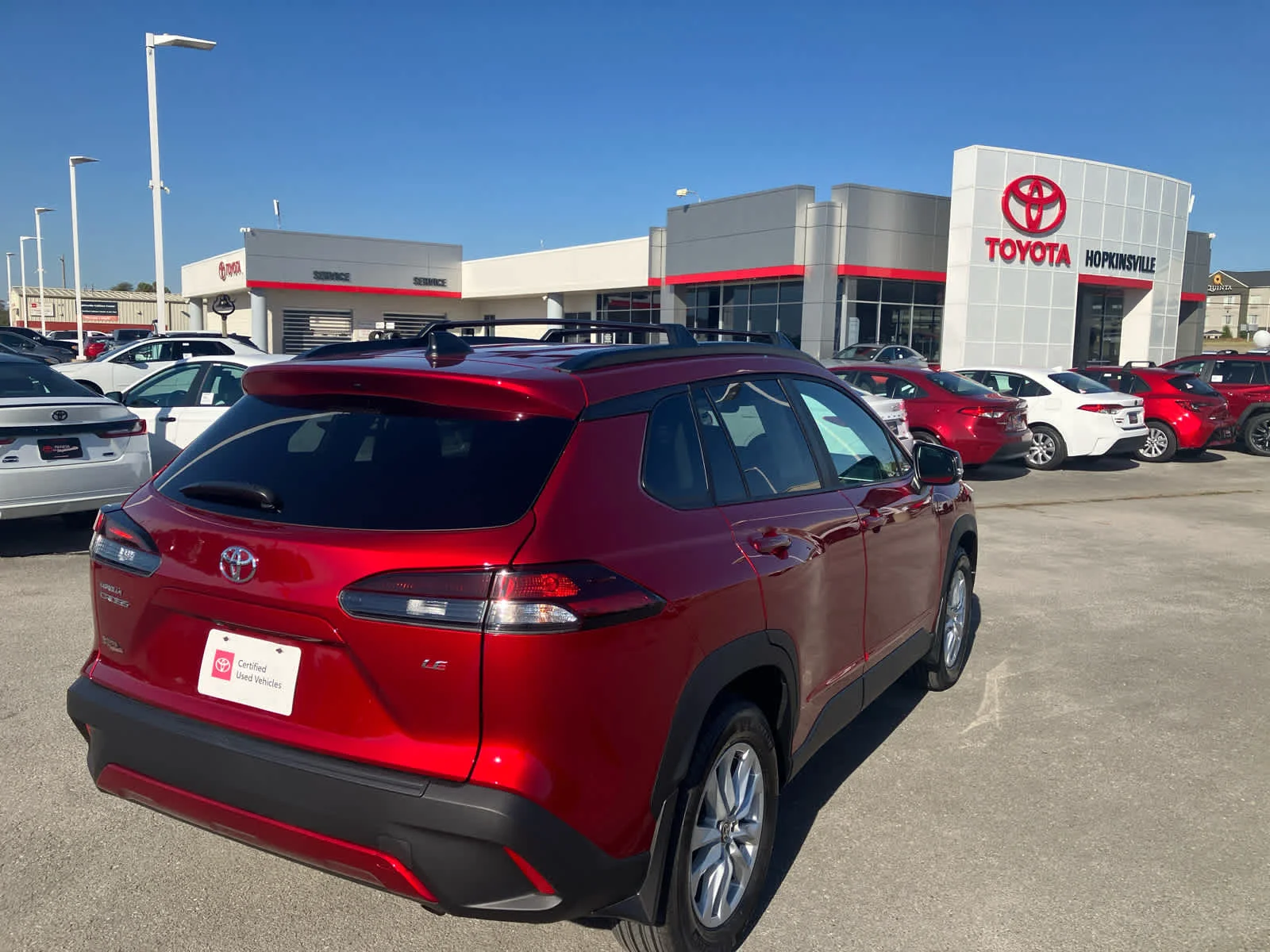 Certified Used 2026 Soul Red Crystal Toyota LE image 9