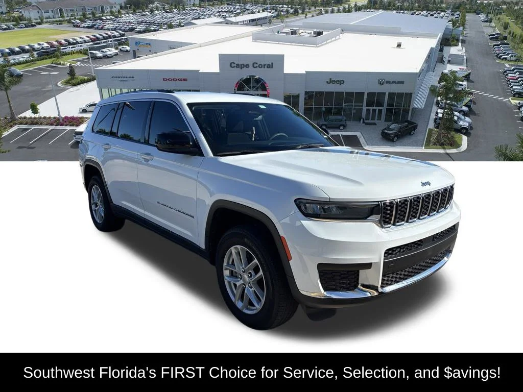 Certified Used 2023 White Jeep Laredo image 2