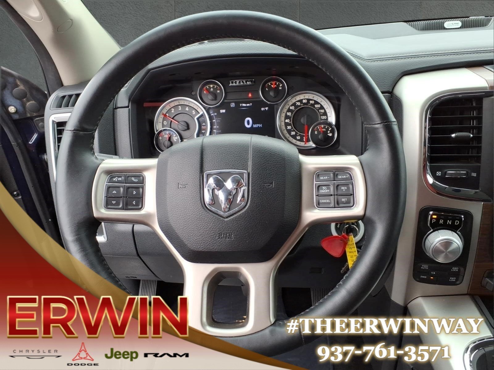 Used 2016 Blue Streak Pearl Coat RAM Laramie image 17