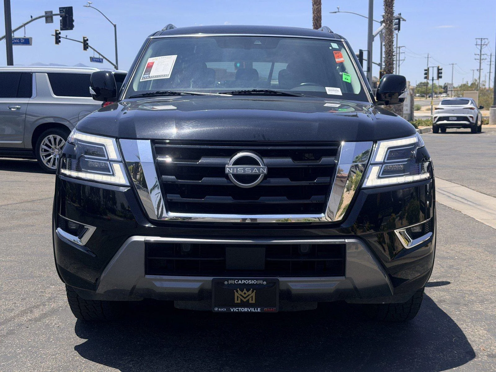 Used 2023 Super Black Nissan SV image 2