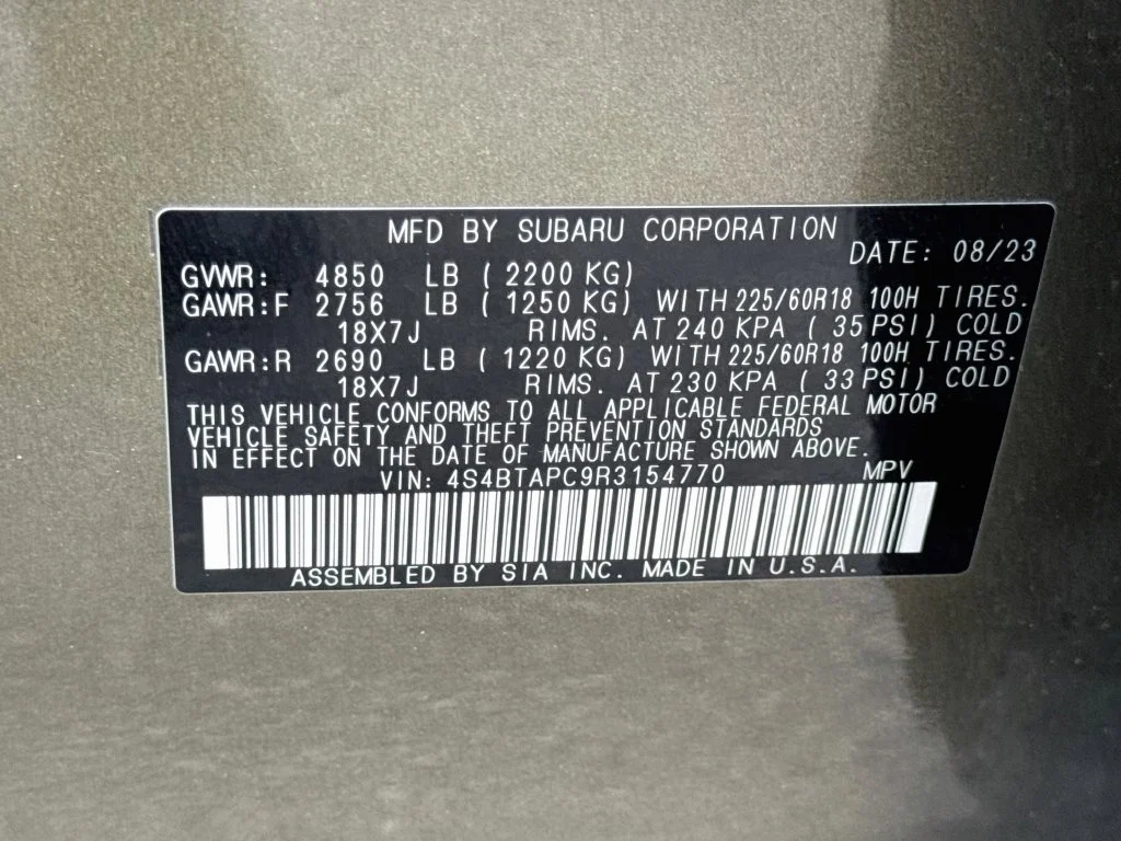 Used 2024 Brown Subaru Touring image 42