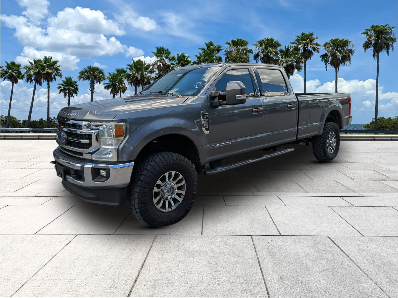 Used 2022 Carbonized Gray Metallic Ford LARIAT image 3