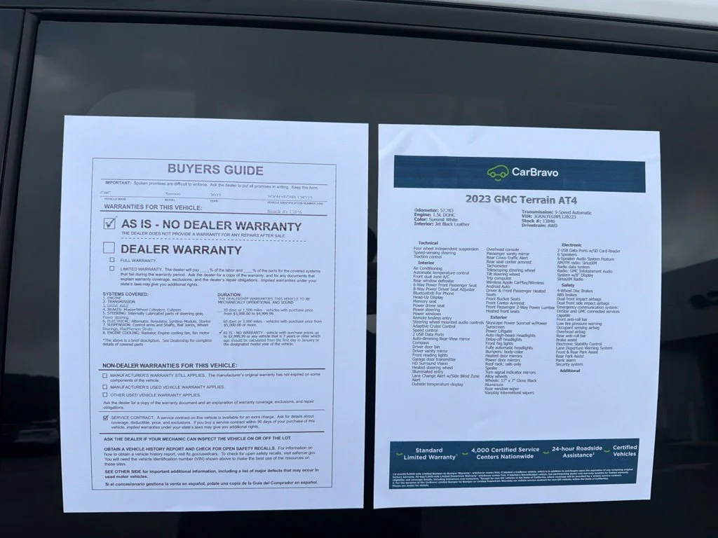 Certified Used 2023 Summit White GMC AT4 image 53