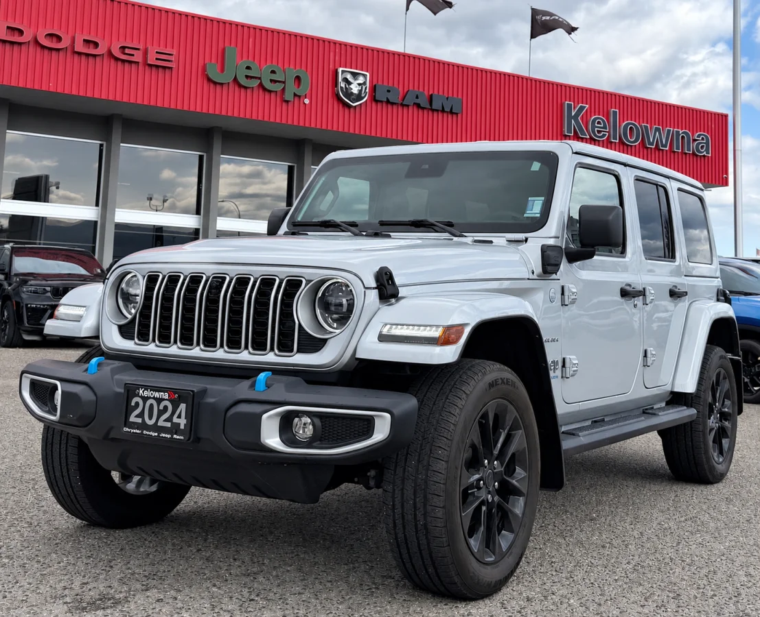Used 2024 Silver Jeep Sahara 4xe image 1