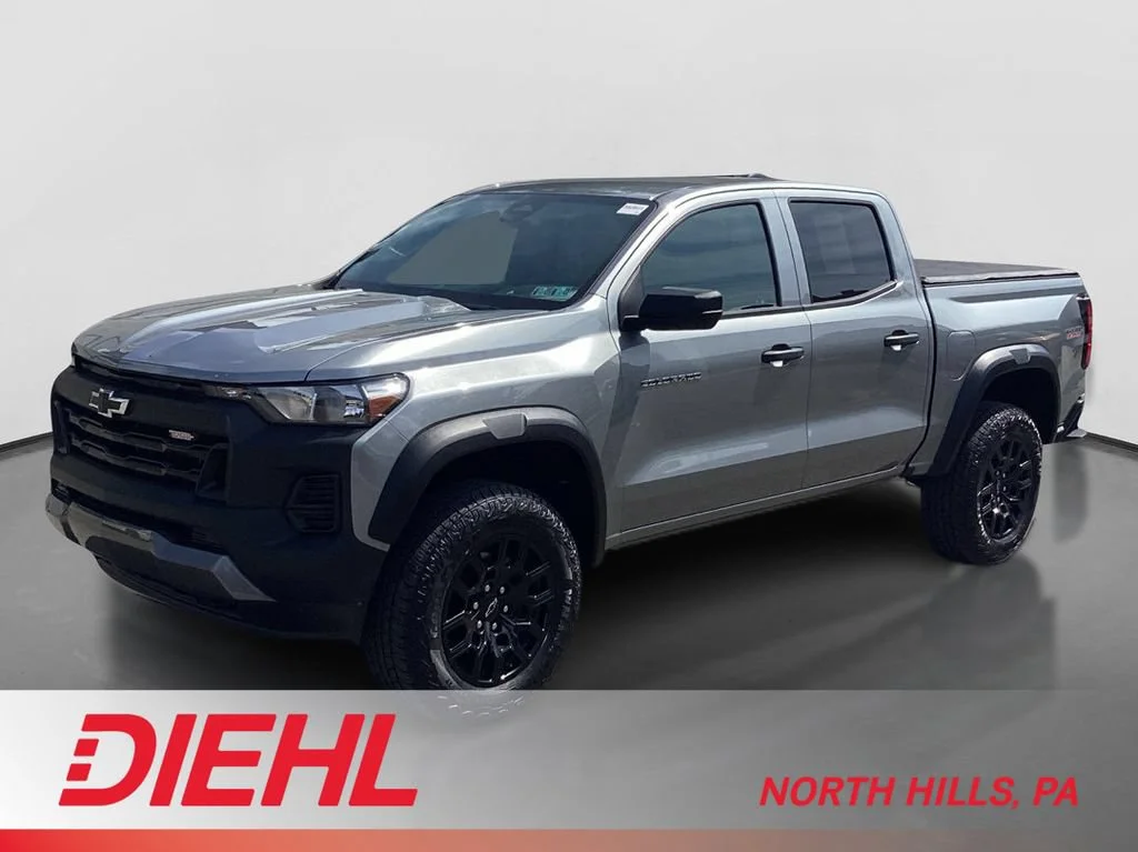 Used 2024 Sterling Gray Metallic Chevrolet Trail Boss image 1