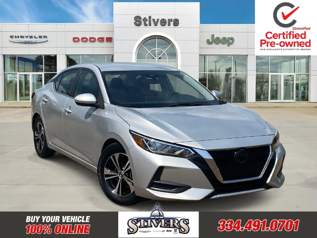 Certified Used 2022 Silver Nissan SV image 1