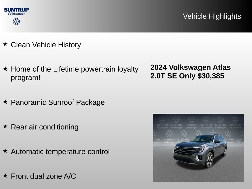 Used 2024 Gray Volkswagen 2.0T SE w/Technology image 8