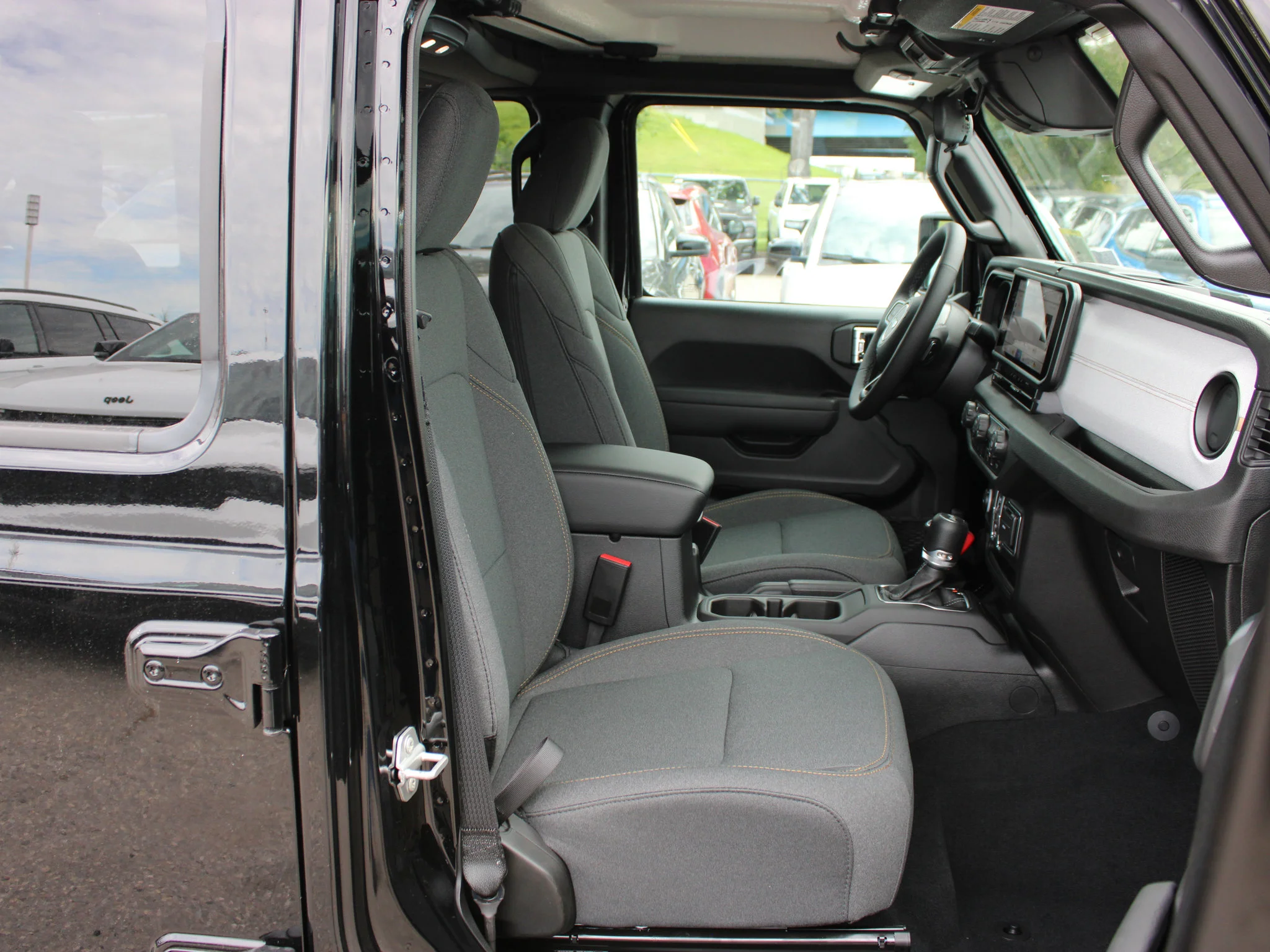 Used 2025 Black Jeep Sport S* 4 Door 4x4, Remote Start, Safety Group, Alpine Audio image 12