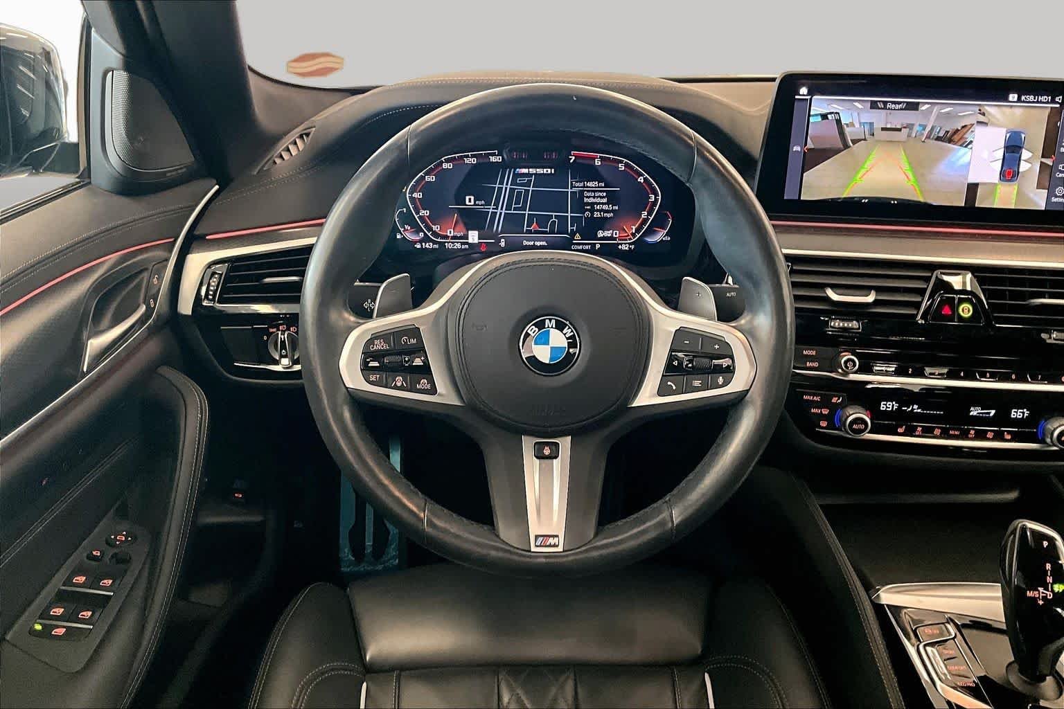 Used 2023 Carbon Black Metallic BMW M550i xDrive image 16