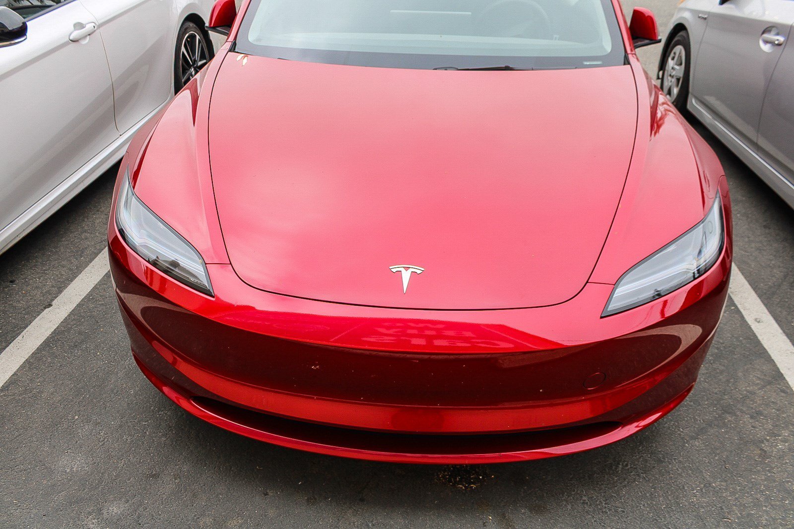 Used 2025 Ultra Red Tesla Long Range image 2