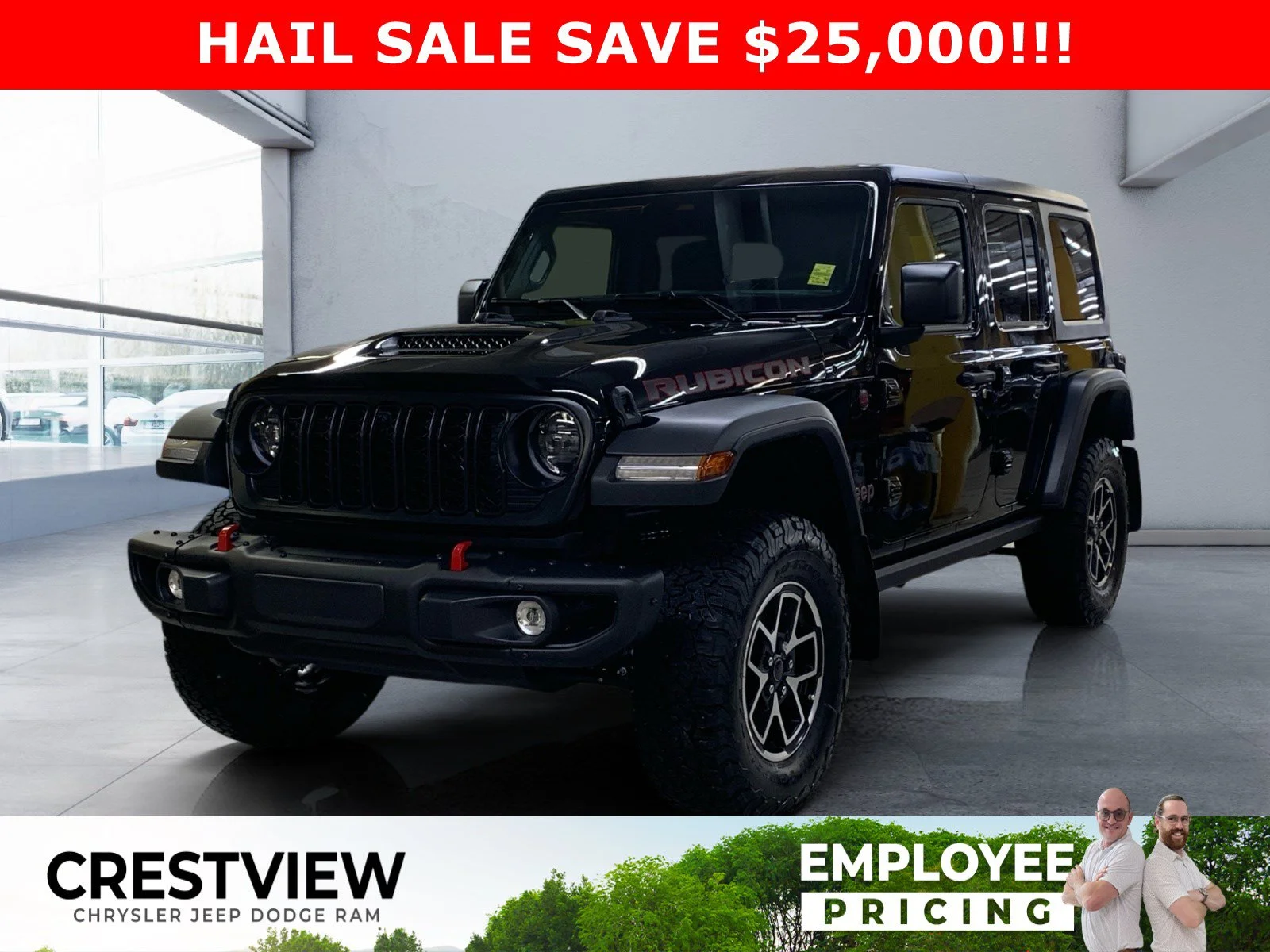 New 2026 Black Jeep Rubicon image 1