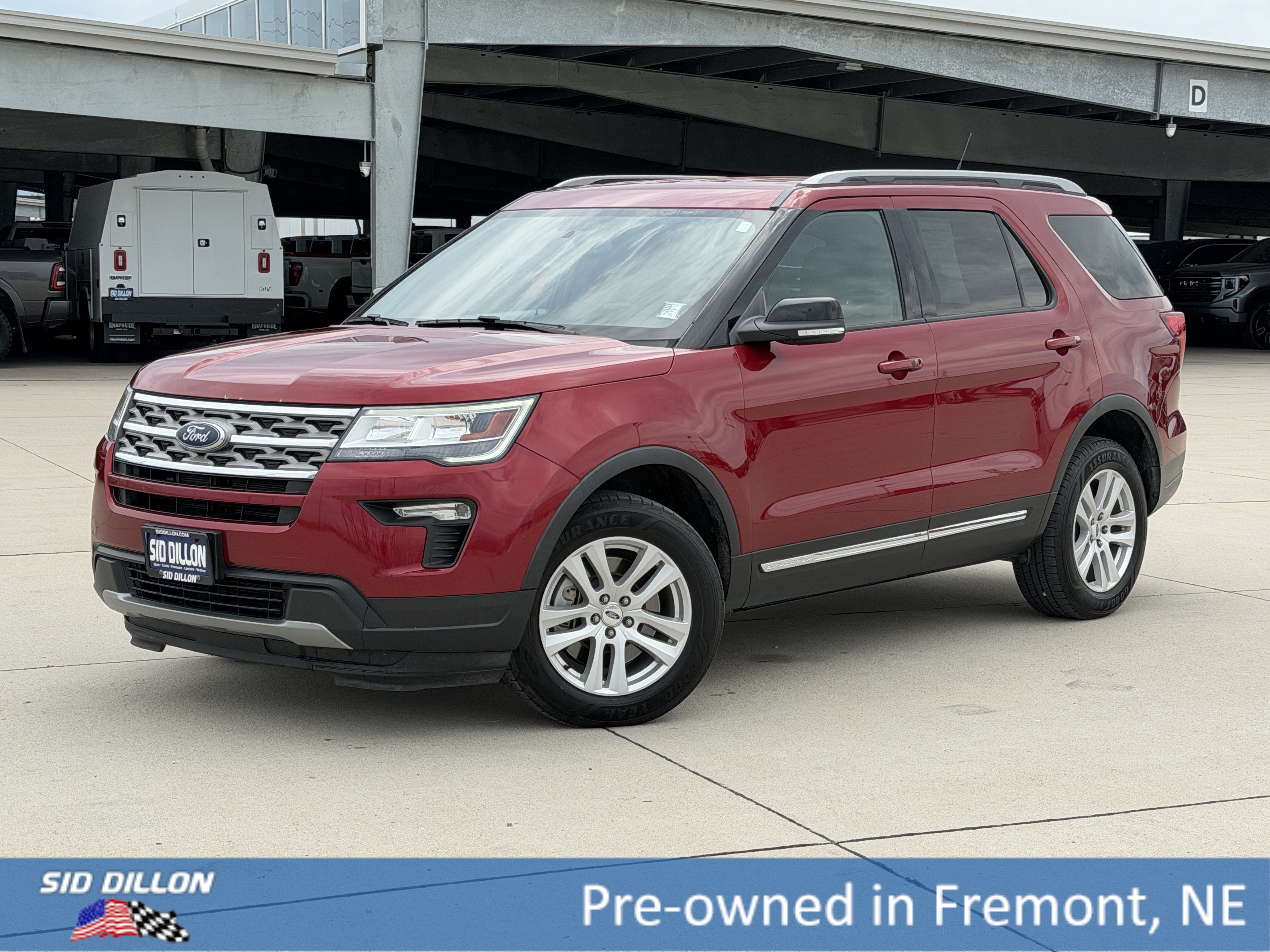 Used 2018 Red Ford XLT image 1