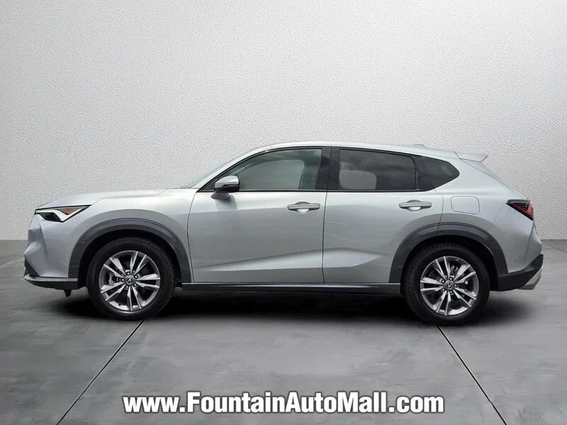 Used 2025 Solar Silver Metallic Acura FWD image 2