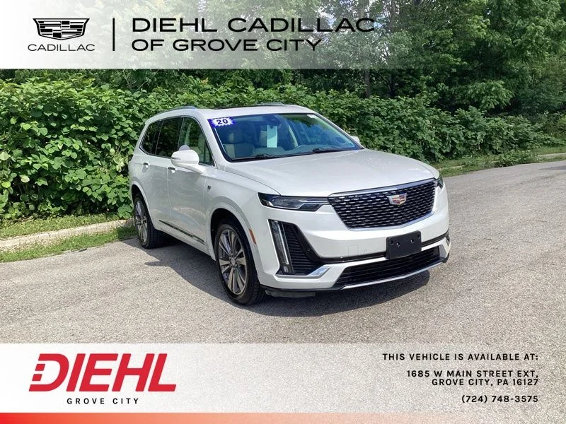 Used 2020 White Cadillac Premium Luxury image 1