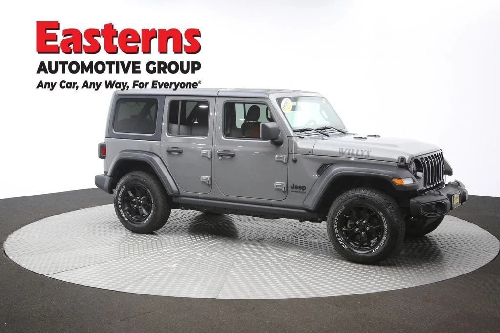 Used 2021 Gray Jeep Unlimited Willys image 45