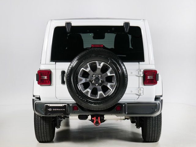 Used 2024 Bright White Clearcoat Jeep Sahara image 7