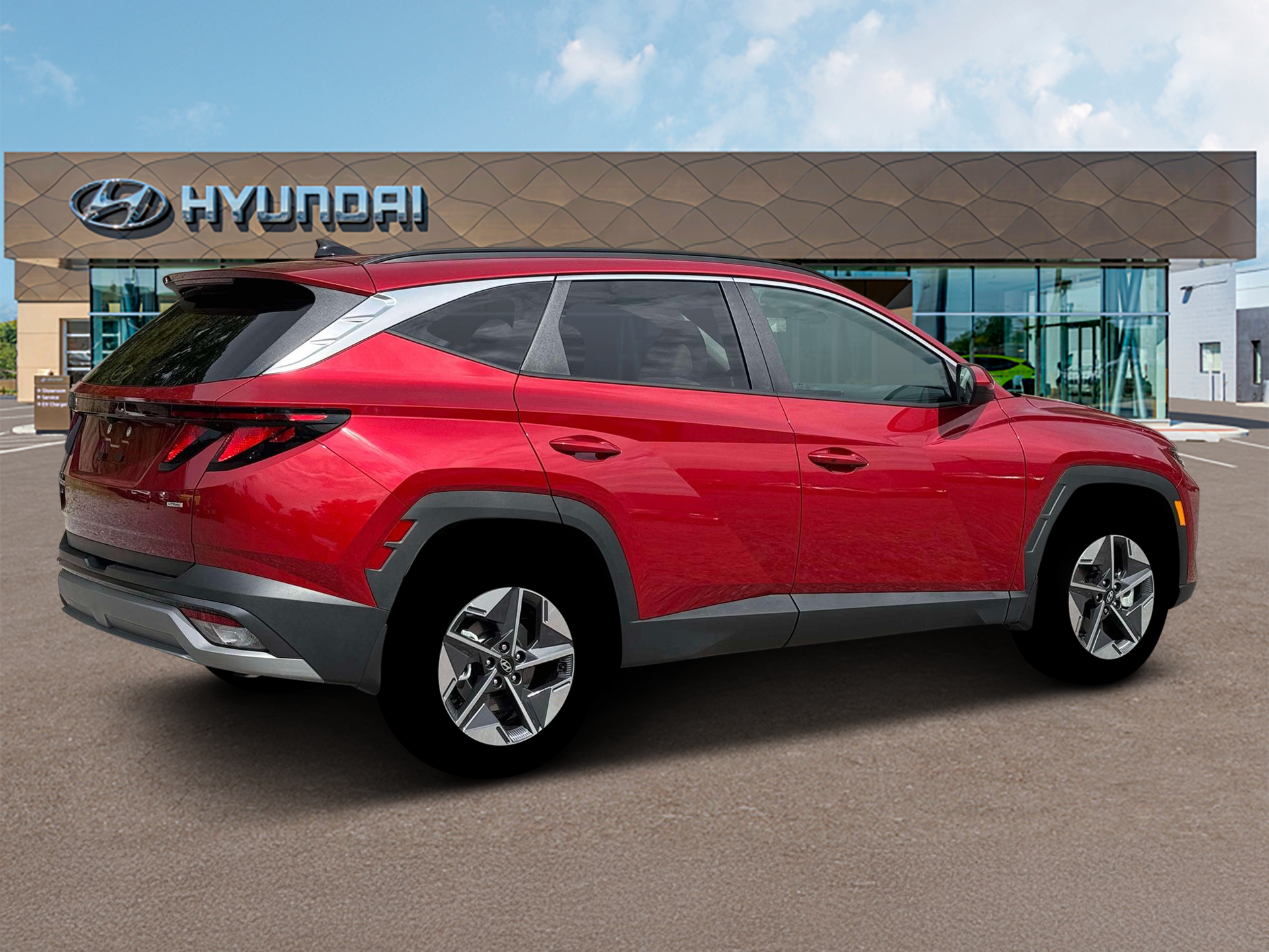 New 2026 Red Hyundai SEL AWD image 8