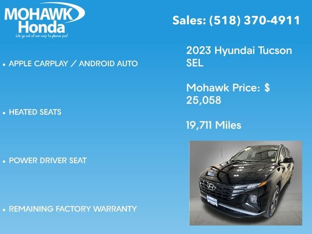 Used 2023 Phantom Black Hyundai SEL image 14