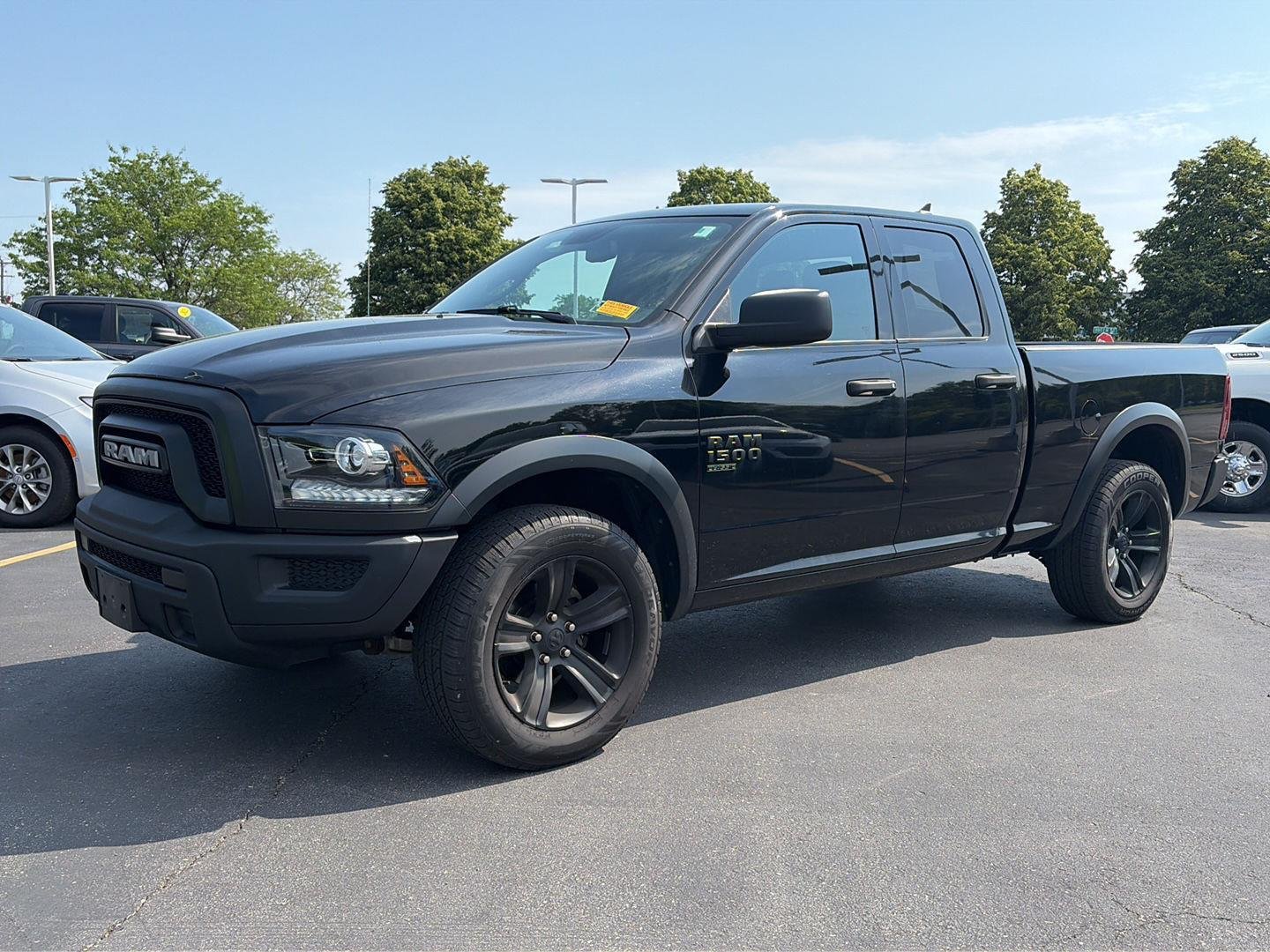 Used 2021 Diamond Black Crystal Pearlcoat Ram Warlock image 3