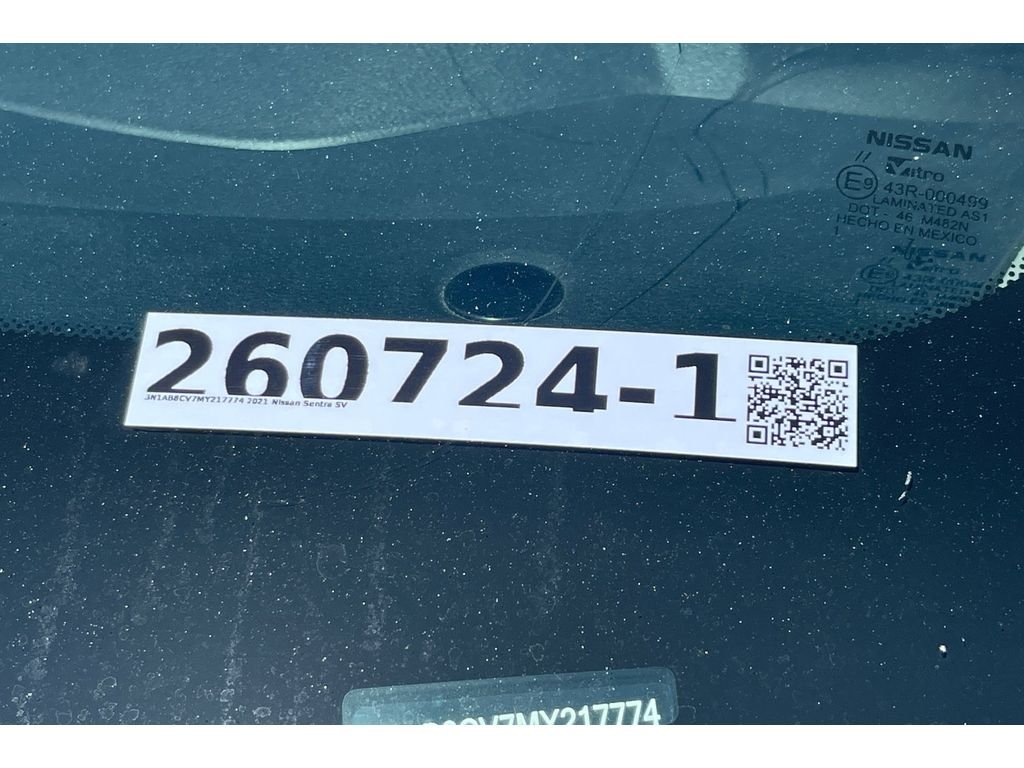 Used 2021 Brilliant Silver Metallic Nissan SV image 21