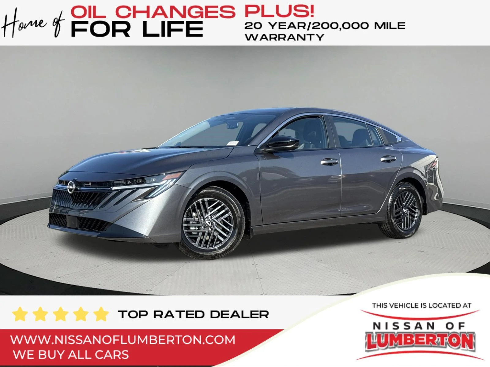 New 2026 Gun Metallic Nissan SV image 1