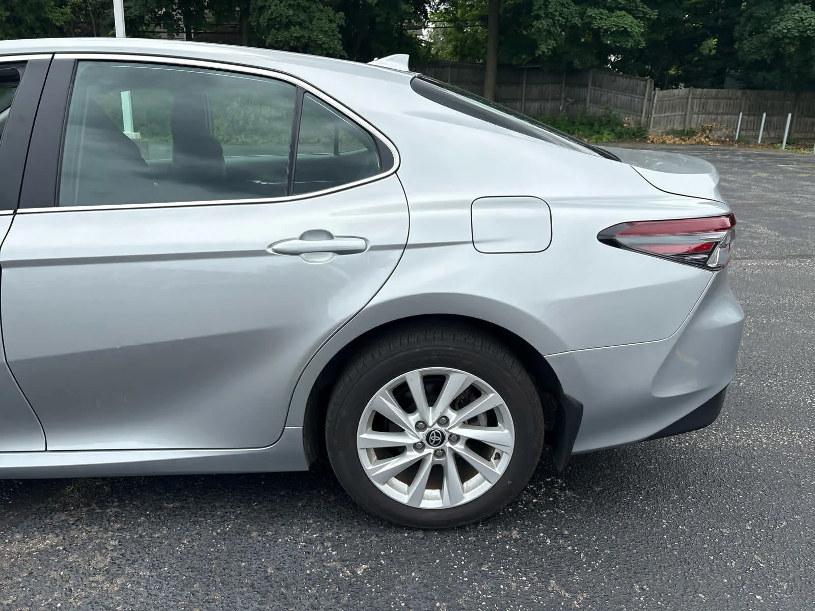 Used 2024 Celestial Silver Metallic Toyota LE image 4