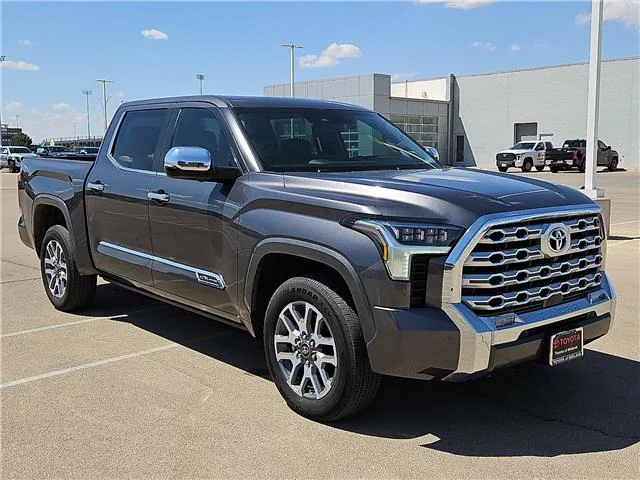 Used 2025 Magnetic Gray Metallic Toyota 1794 Edition (A10) 4x4 CrewMax 5.5 ft. box 145.7 i image 6