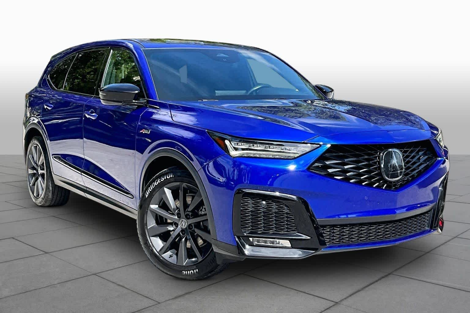 Used 2025 Apex Blue Pearl Acura SH-AWD A-SPEC image 3