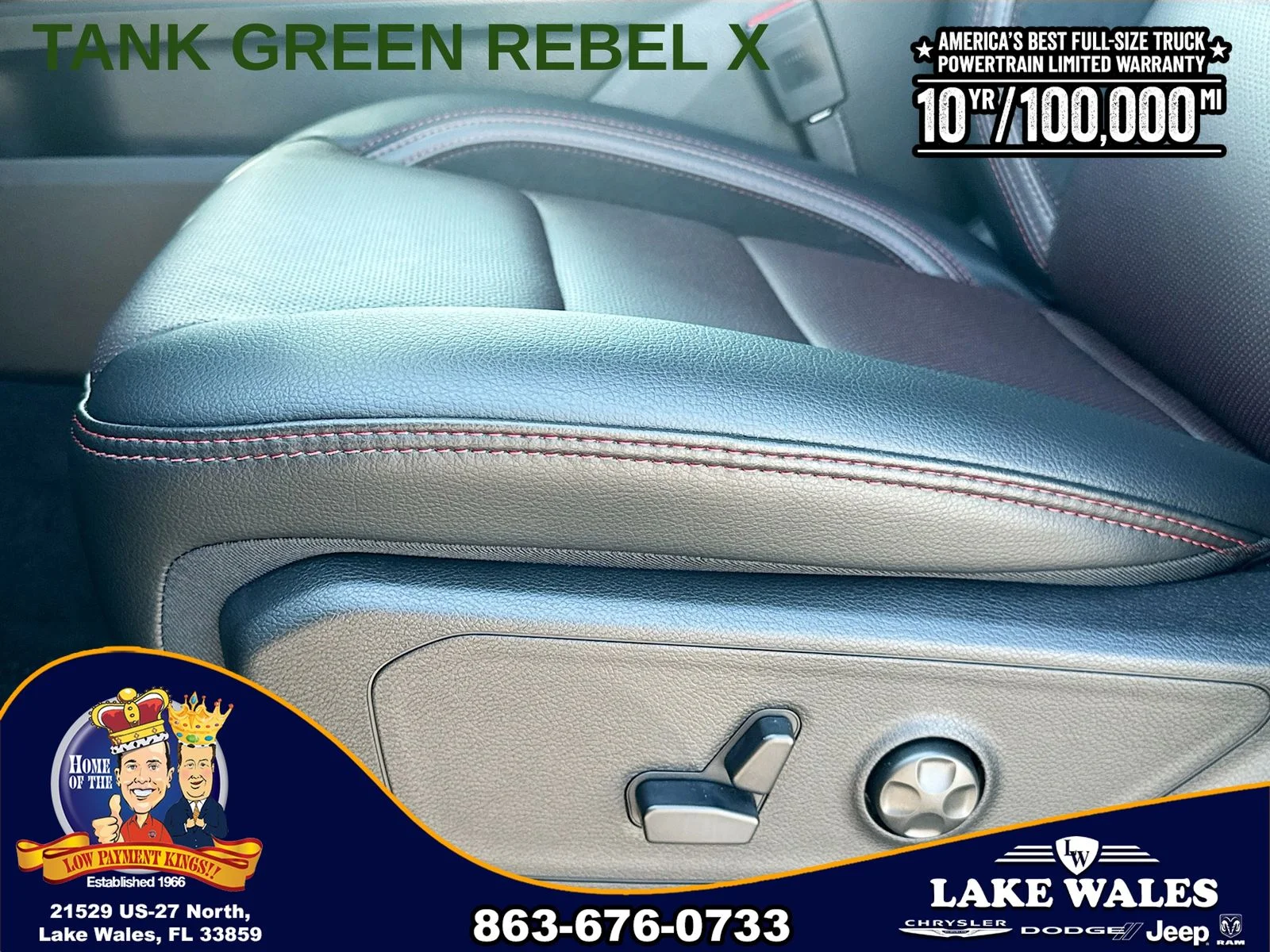 New 2026 Tank Exterior Paint RAM REBEL image 19