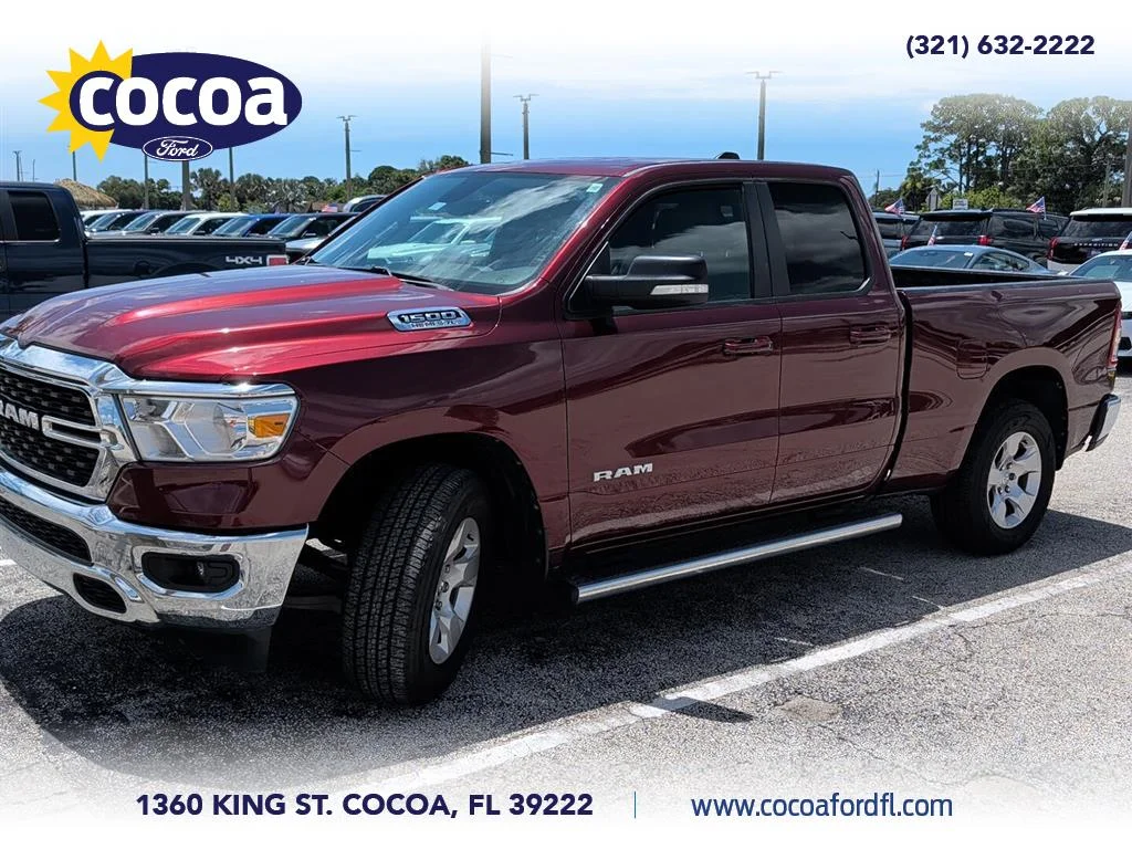 Used 2022 Delmonico Red Pearlcoat Ram Big Horn image 1