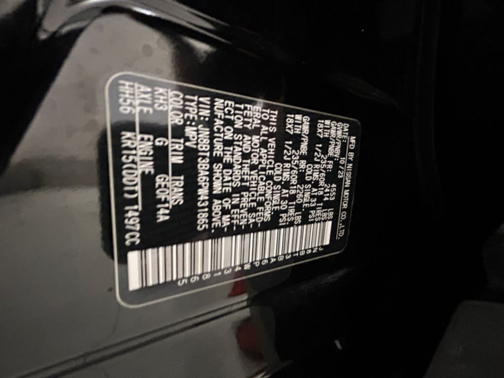 Used 2023 Black Nissan SV image 20