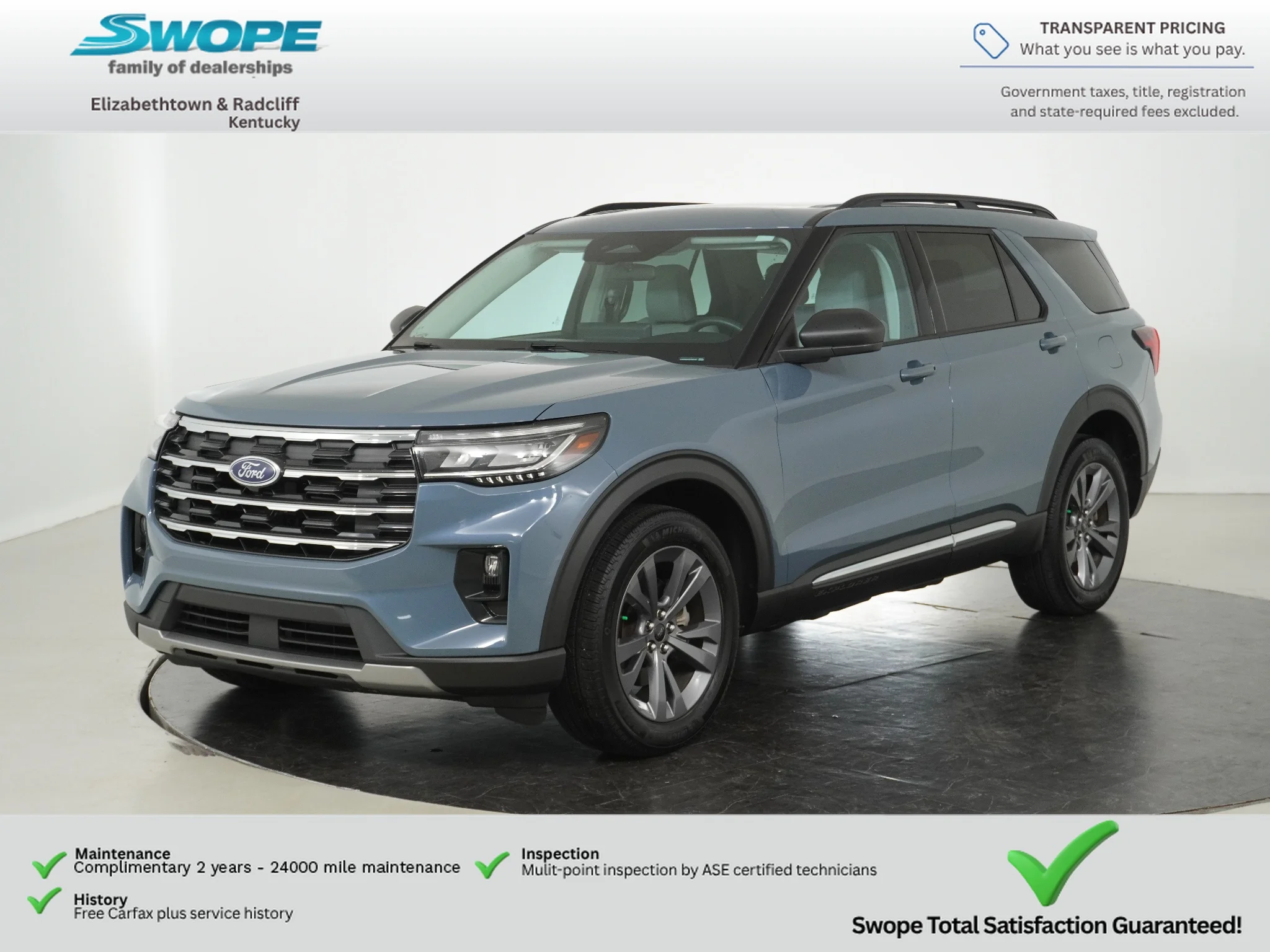 Certified Used 2025 Blue Ford Active image 7