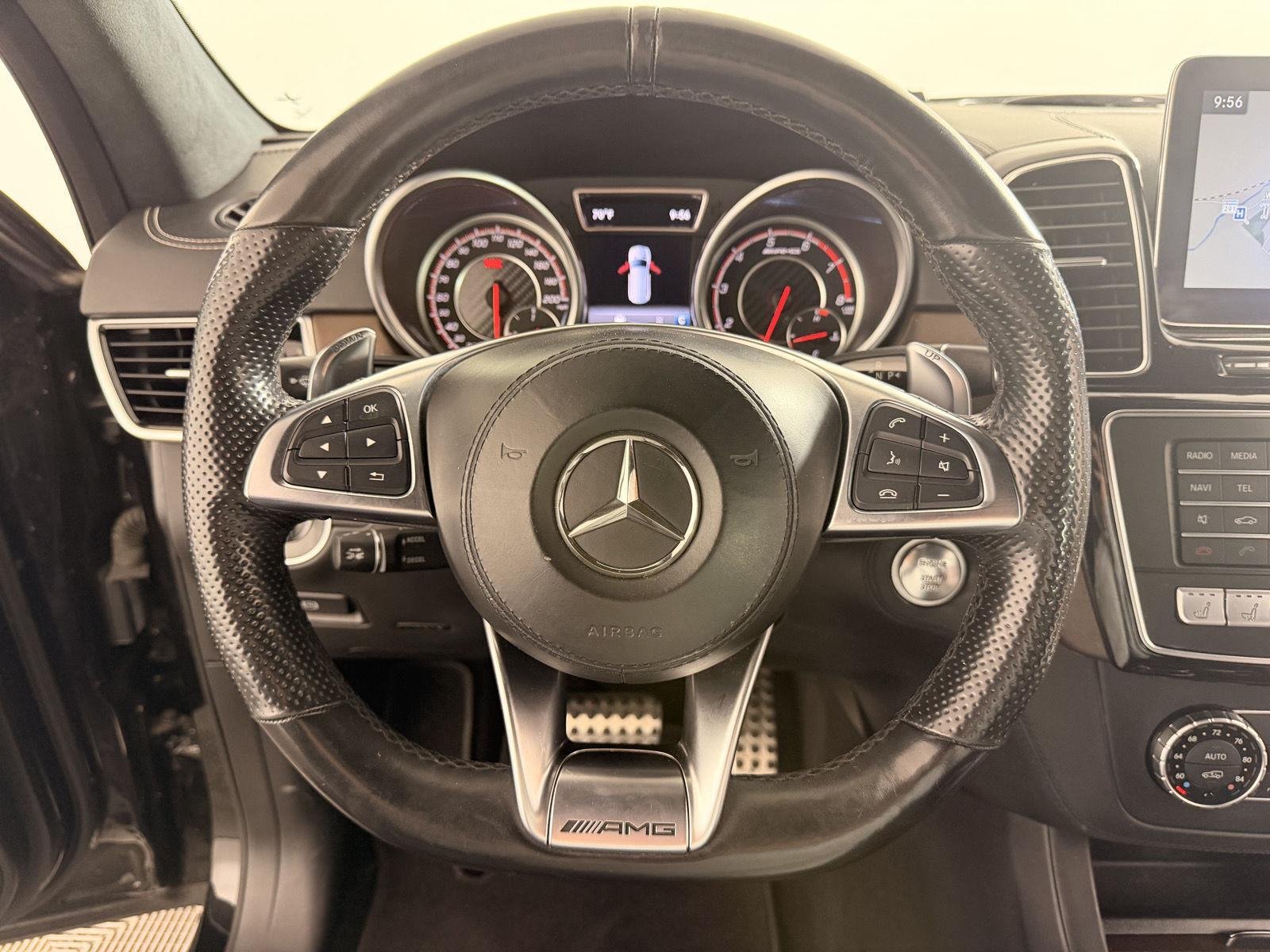 Used 2017 Obsidian Black Metallic Mercedes AMG GLS 63 image 26