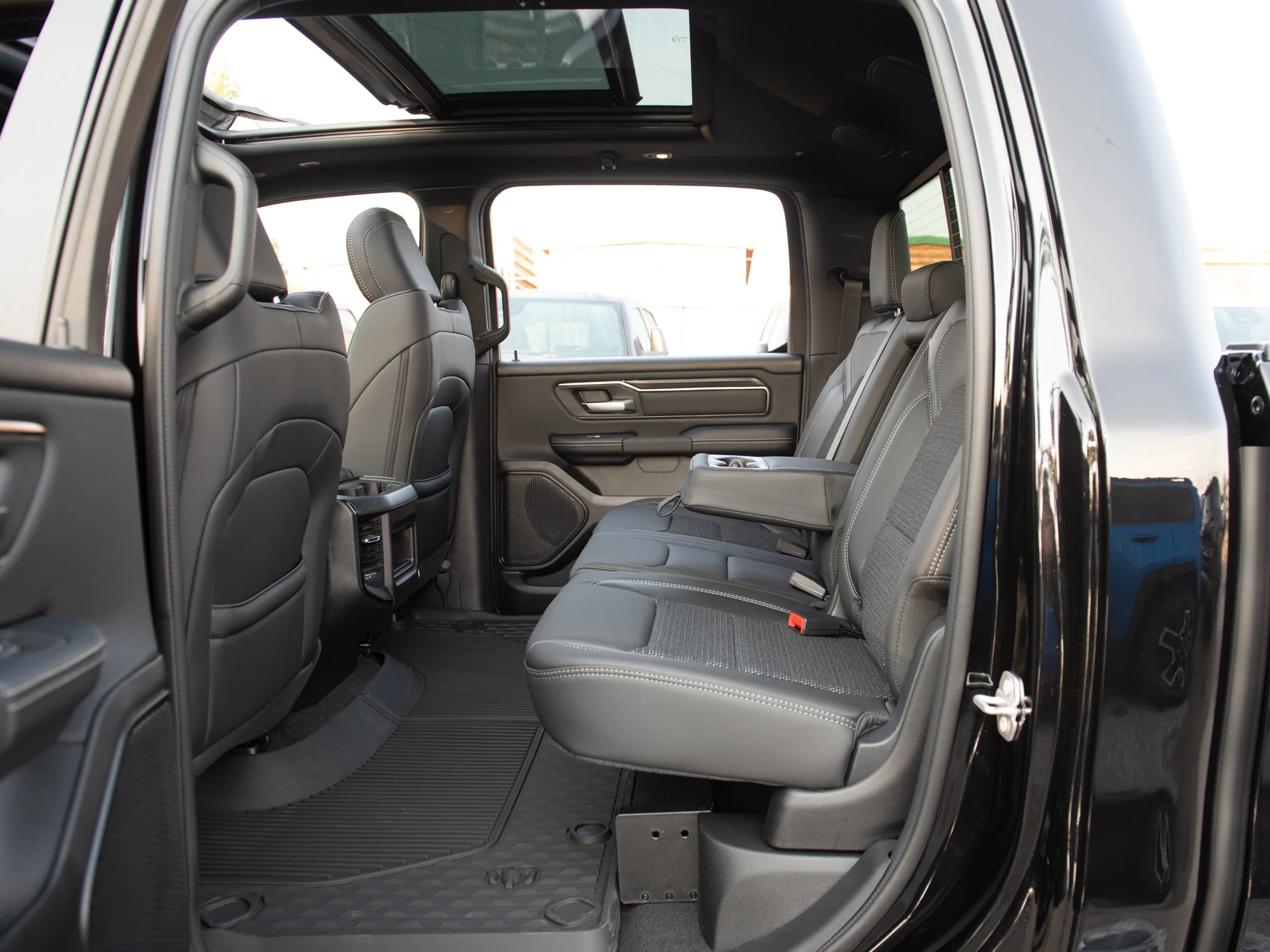 New 2026 Black RAM Sport* Crew Cab 4x4, Panoramic Sunroof, Heated Seats/Wheel, Alpine Audio image 24
