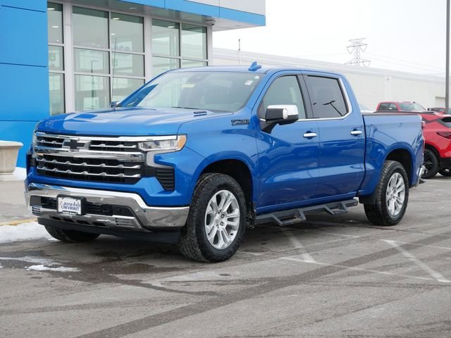 Used 2022 Chevrolet Silverado 1500 LTZ with VIN 1GCUDGET0NZ592150 for sale in Roseville, Minnesota