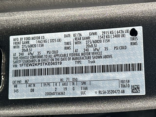 New 2026 Carbonized Gray Metallic Ford STX image 30