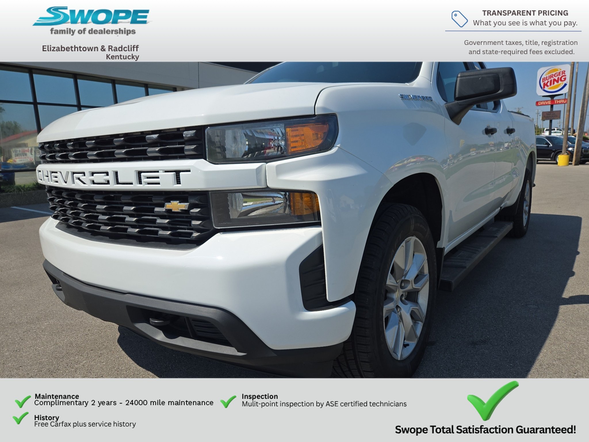 Used 2020 Summit White Chevrolet Custom image 3