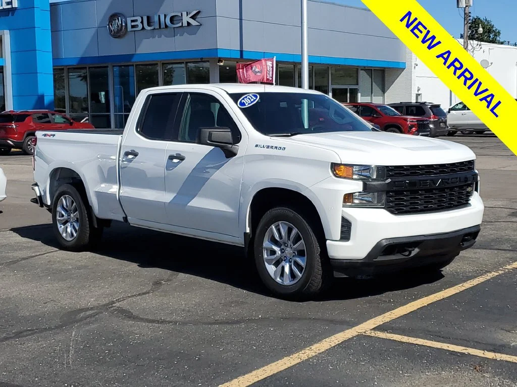 Used 2021 SUMMIT WHITE Chevrolet Work Truck image 2