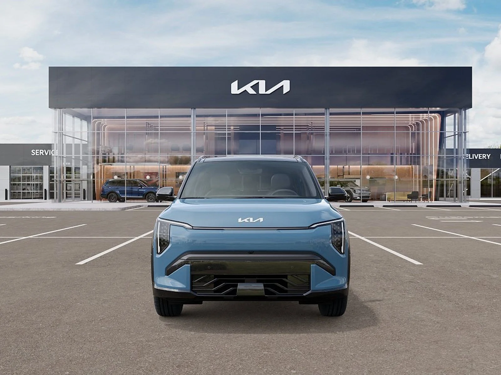 New 2027 Frost Blue / Black Roof Kia GT-Line AWD image 2